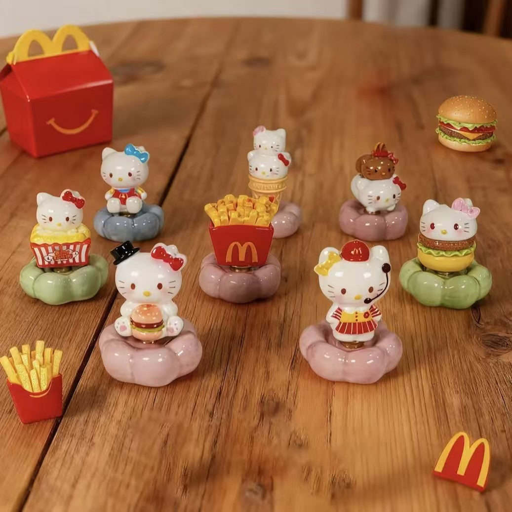 Capybara Blind Box Ceramic Figurine Set (6 Pack) - Random Kawaii Mini Desk Ornaments, Collectible Home Decor