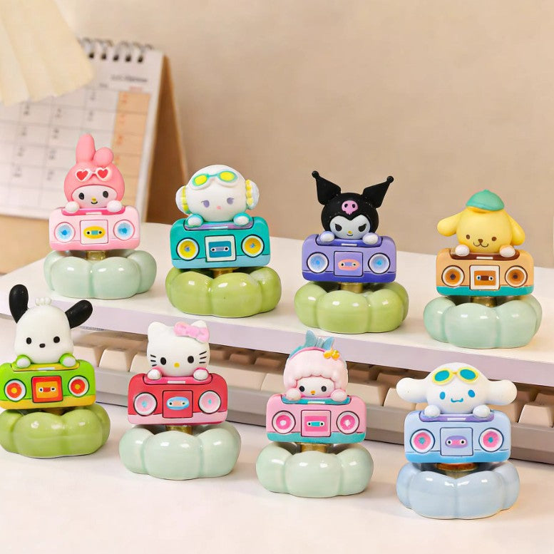 Capybara Blind Box Ceramic Figurine Set (6 Pack) - Random Kawaii Mini Desk Ornaments, Collectible Home Decor
